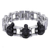 Davieslee Biker Skull Bracelet