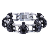 Davieslee Biker Skull Bracelet